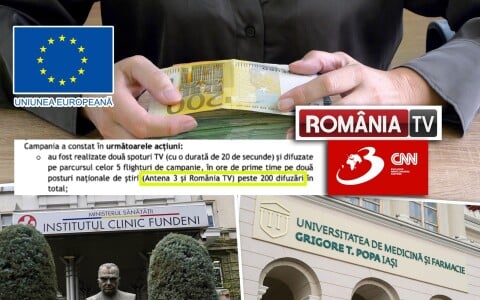 Cum au ajuns bani europeni pentru sănătate la Antena 3 și România TV: ...