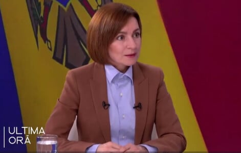 VIDEO. Maia Sandu, surprinsă în direct de cutremur, la un post TV. Reacția ...