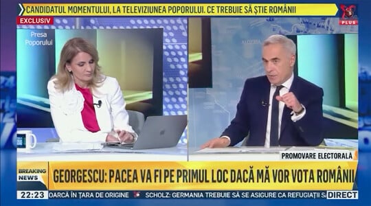 „Agonie și extaz! Șoc și groază! Georgescu și Alexandrescu! Realitatea Plus ...