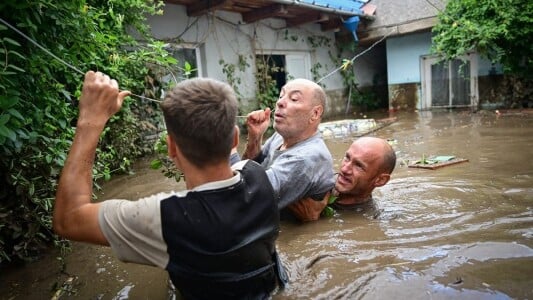 VIDEO Inundațiile provocate de ciclonul Boris au făcut ravagii. Imagini ...