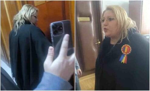 VIDEO. Diana Șoșoacă a intrat cu forța în CCR, a dat buzna în birouri și a ...