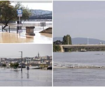 Dunărea a atins punctul maxim în Budapesta. Nivelul apei a trecut de 8 ...