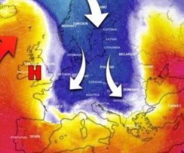 Furtuna "Boris", care loveşte acum în vestul Europei, ajunge la noi în ...