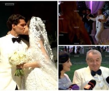 "Eu vreau să mă abţin". Gigi Becali, show pe ringul de dans la nunta lui ...