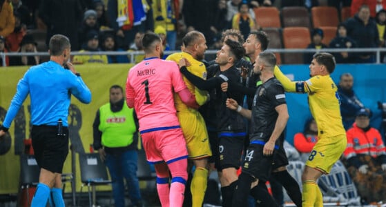 Când va anunța UEFA decizia în cazul meciului România - Kosovo, întrerupt ...