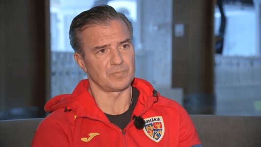 Selecţionerul naţionale U21, Daniel Pancu, explică de ce a intrat pe teren: ...