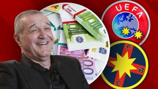 UEFA trimite banii către FCSB! Gigi Becali încasează milioane de euro în ...